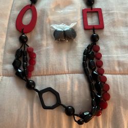 Necklace And Matching Earrings 
