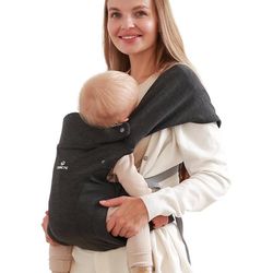 new Baby Carrier Newborn to Toddler - Baby Ergonomic and Cozy Infant Carrier with Lumbar Support for 7-25lbs,Easy Adjustable Baby Chest Carrier, Face-