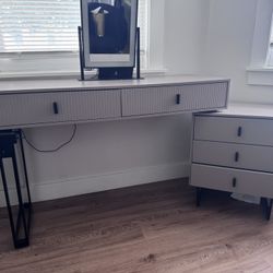 Beige Desk 