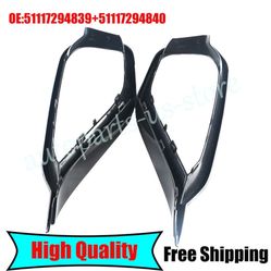 Pair Bumper Trim Fog Light Grille Left Right Fits For 14-16 BMW 428i F32 F33 F36