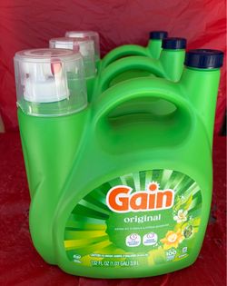 Gain Detergent Original 132 FL Oz, 100 Medium Loads ( $16 each)