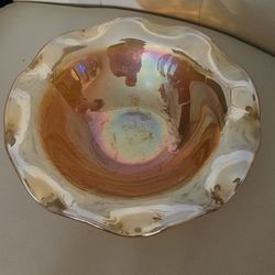 Vintage Carnival Glass Bowl