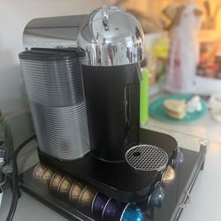 Nespresso VertuoPlus Bundle – 50 Espresso Pods + Glass Drawer!