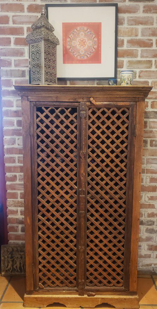 Antique Moroccan Style Cabinet