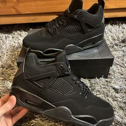 Jordan 4 Black Cat Size 12 Men’s Sneakers