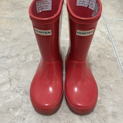 Kids Hunter Boots Size 8