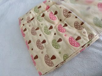 Brand new double sided 100% cotton blanket soft