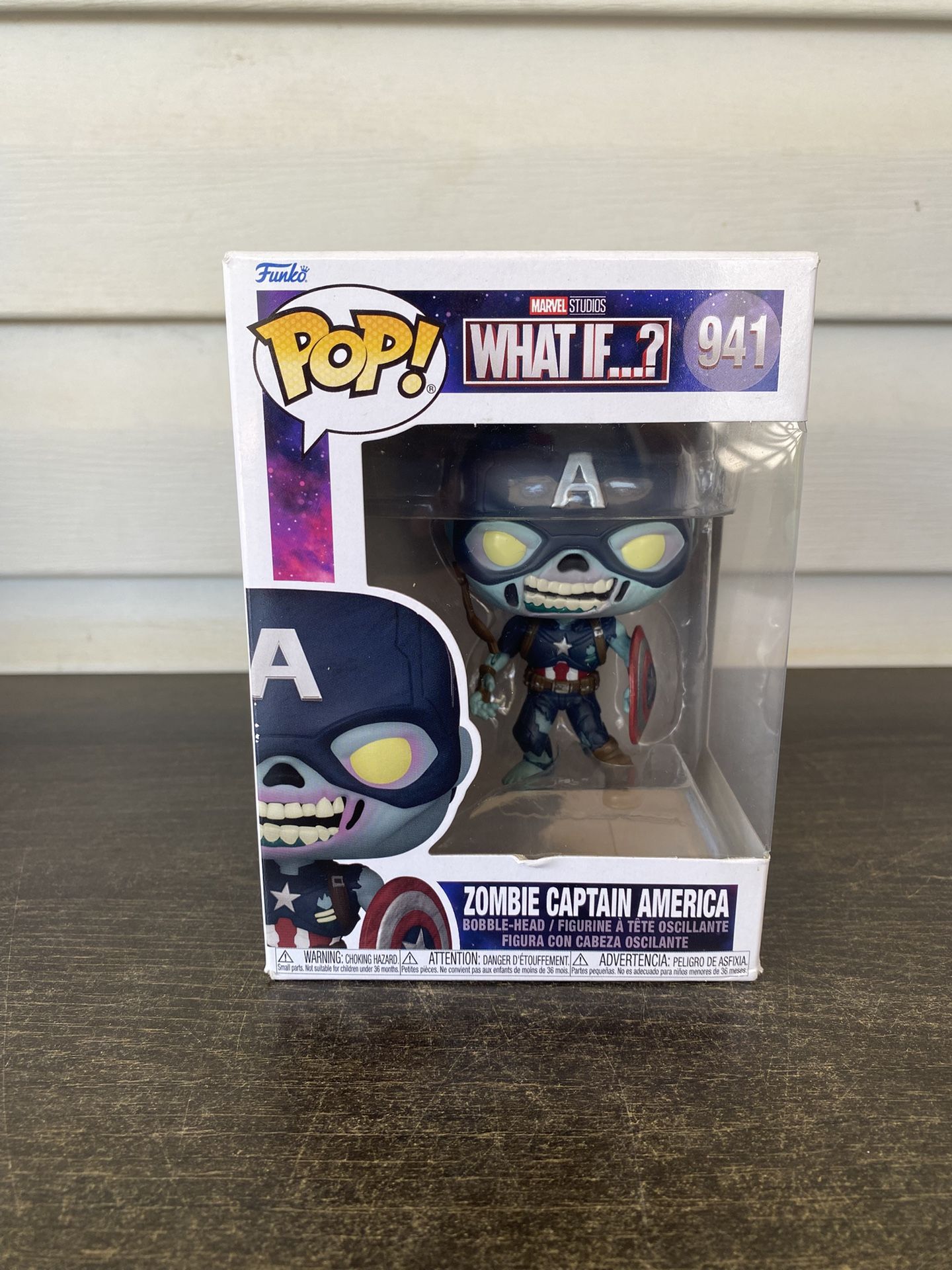 Funko Pop! MARVEL Studio What If...? - ZOMBIE CAPTAIN AMERICA #941