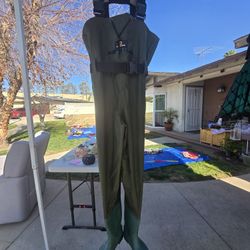 Fishing Waders for Men & Women, Waterproof 2-Ply Nylon/PVC