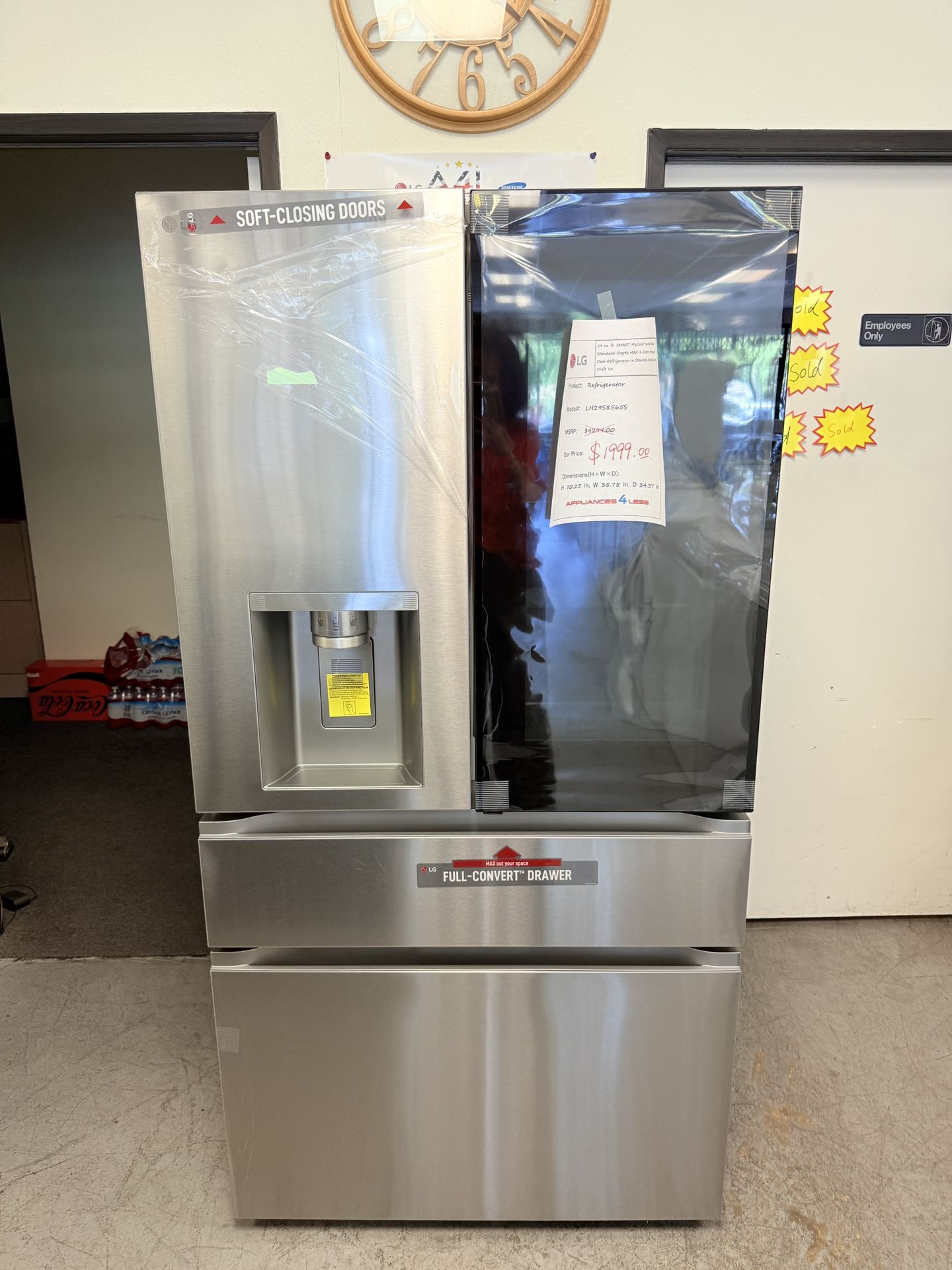LG 4 Doors Refrigerator/door In Door/Craft I’ve