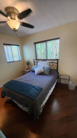Full size bed and head board