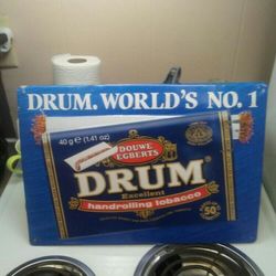 Vintage Drum Handrolling Tobacco Tin.