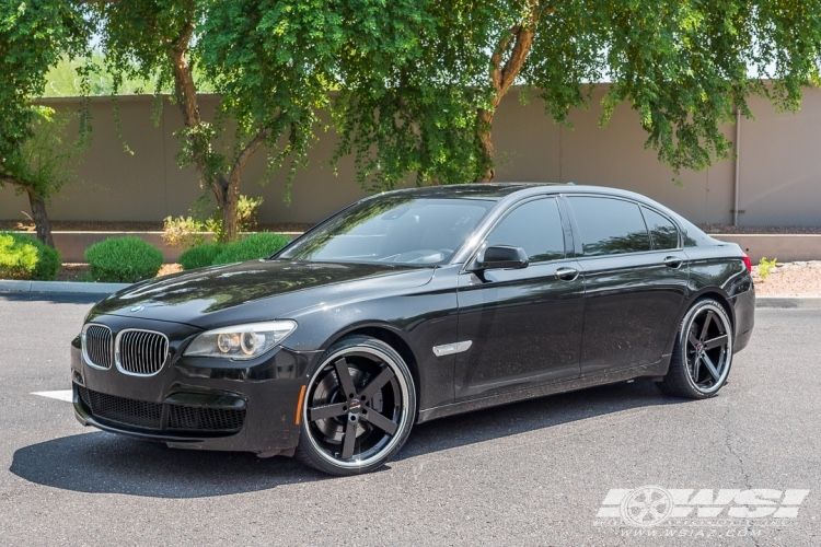 22" Giovanna Mecca FF in Black (Flow-Formed) 4 Rims and Tire package - (Central Phx)