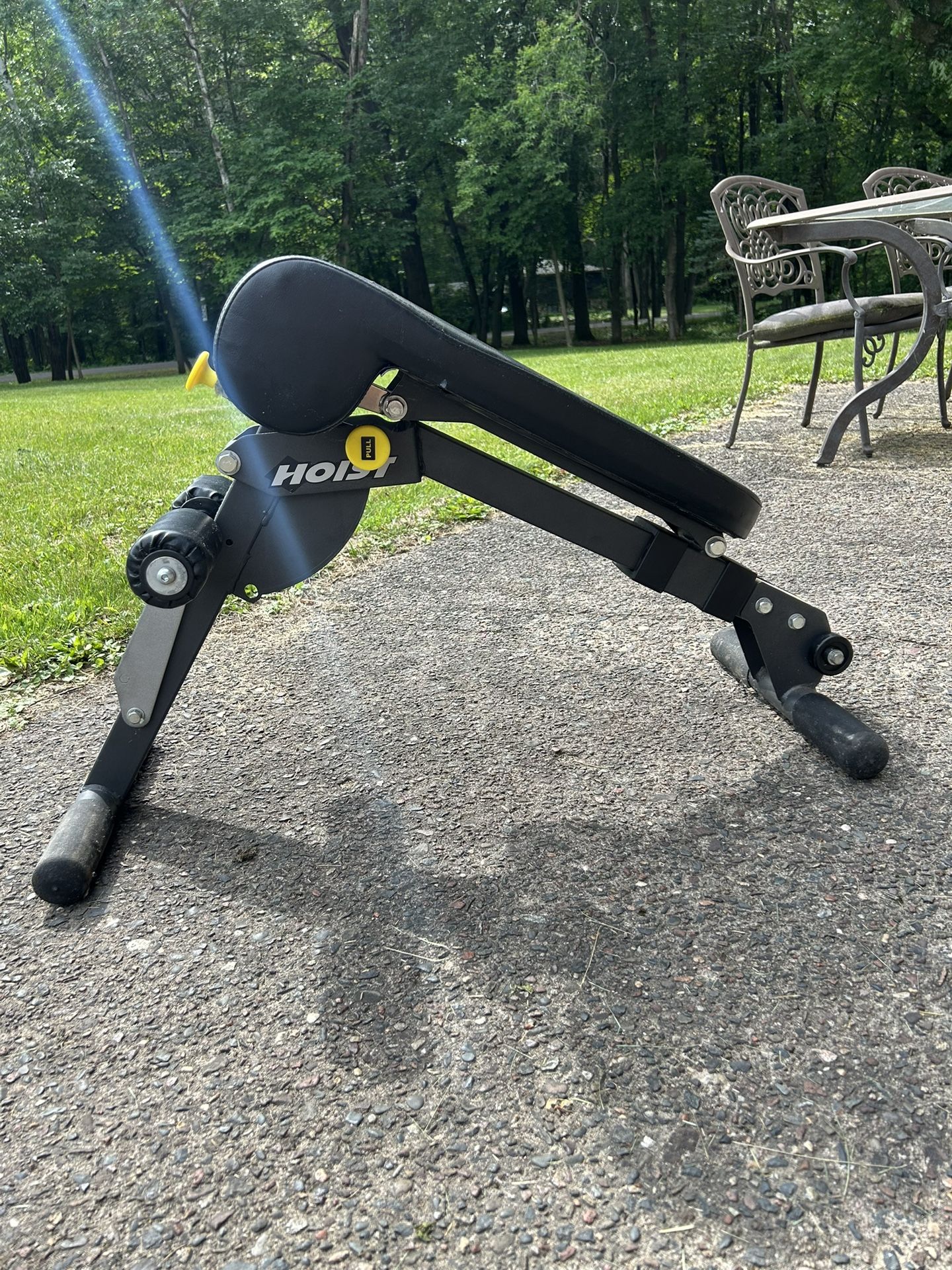 Hoist Fitness weight training strength bench