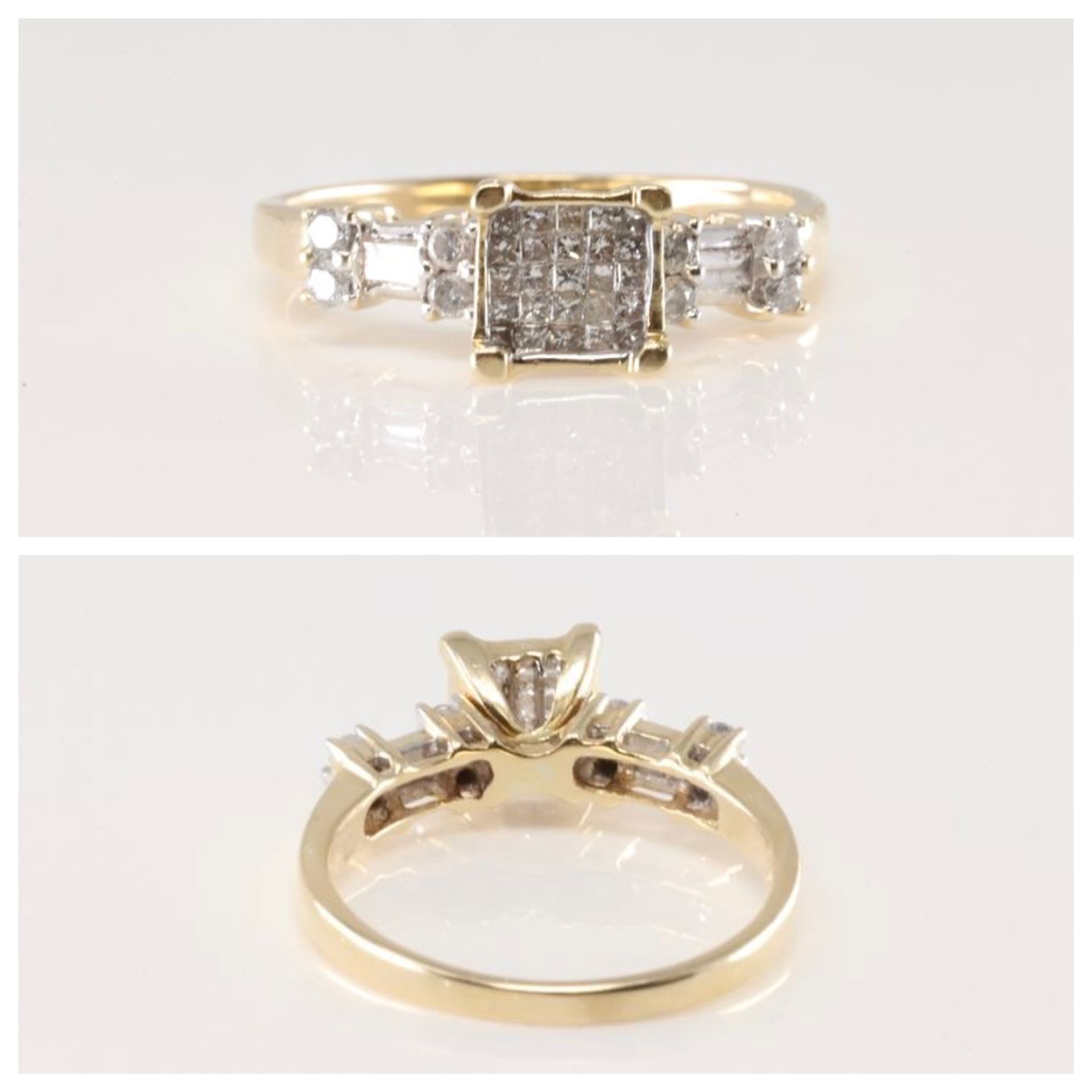 1.00 CWT (approx) Diamond Engagement Ring 14KT Yellow Gold