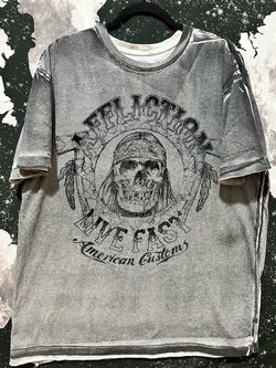 Affliction Live Fast American Customs Shirt