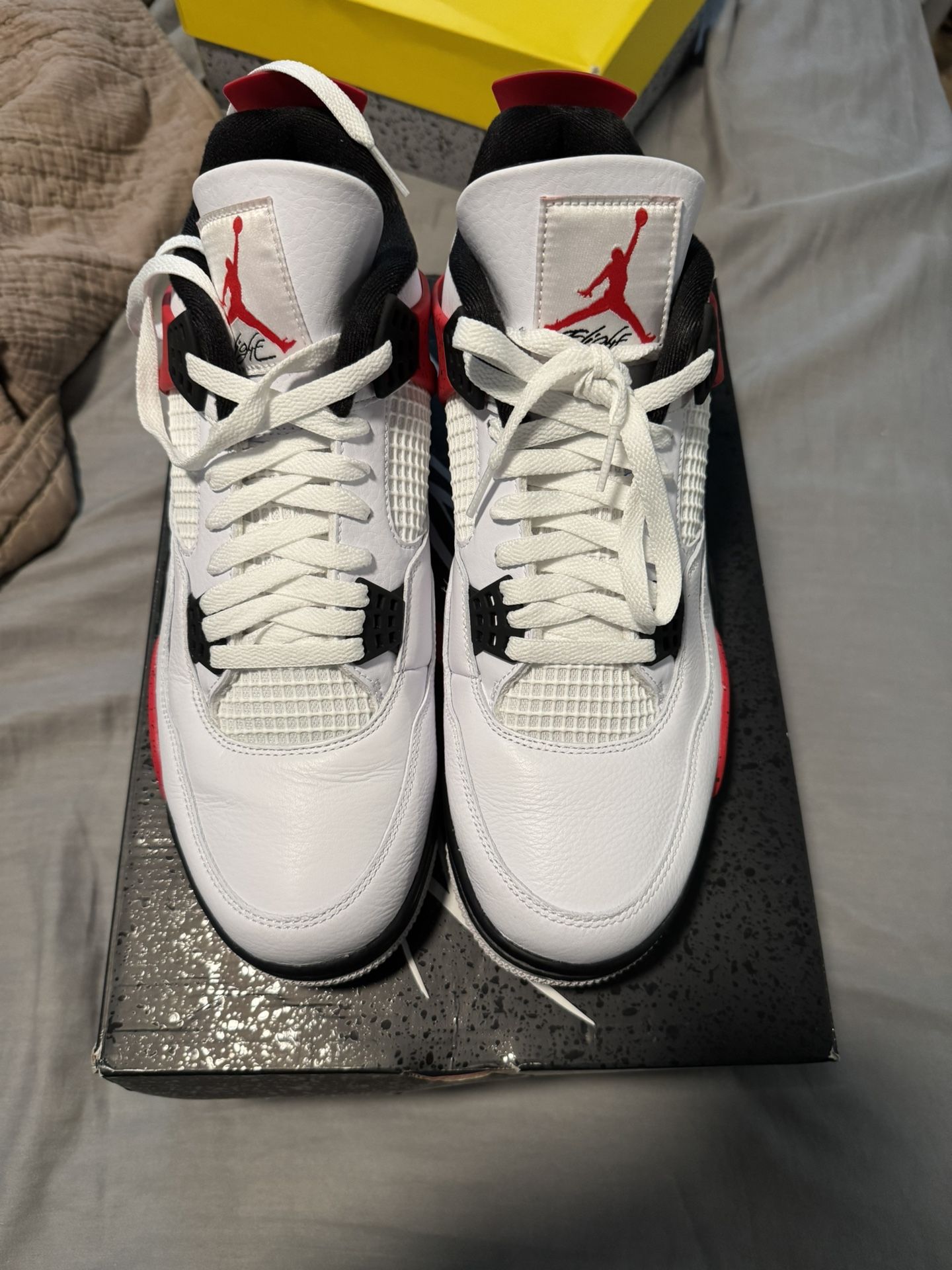 Jordan 4 Retro Red Cement Size 12