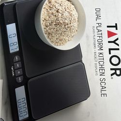 Taylor Dual Platform Digital Kitchen Scale 