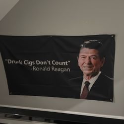 Flag FUNNY Drunk Cigs Don’t Count 
