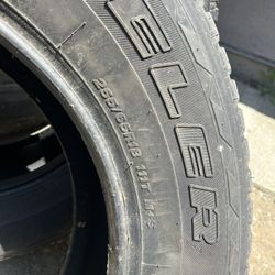 Bridgestone Tires 255/65R18 111T. $10 each.