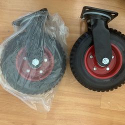 2- Swivel Heavy Duty Industrial Wheel . 8 Inches