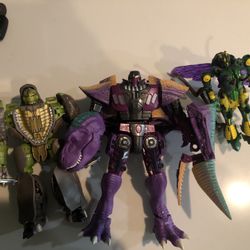 Transformers kingdom / beast wars Lot 