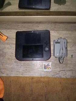 Nintendo 2DS with Charger and Game