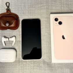 IPHONE 13 128gb UNLOCKED AND AIRPODS PRO 2
