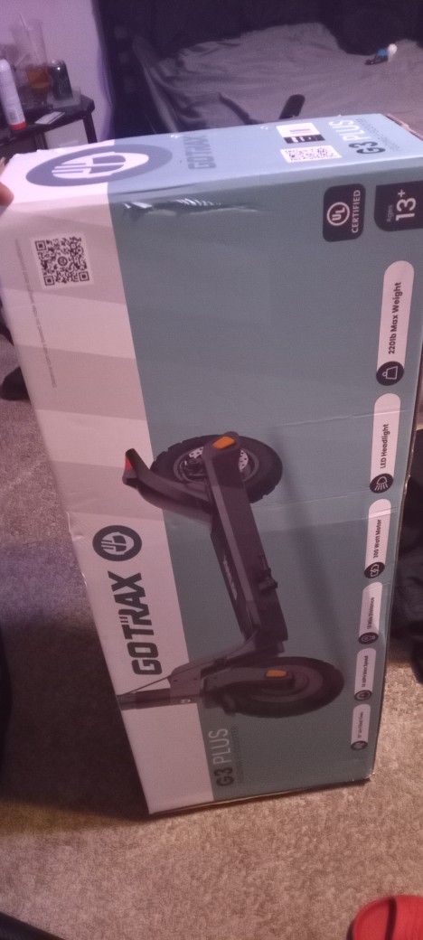 GO Trax-G3 Plus Folding E-Scooter (BRAND NEW)