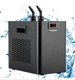 Poafamx 42gal Aquarium Chiller 1/10 HP Water Chiller Hydroponics Cooler 160L Fish Tank Cooling Syste