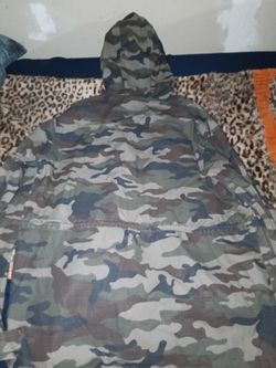 Arizona Army Raincoat $20