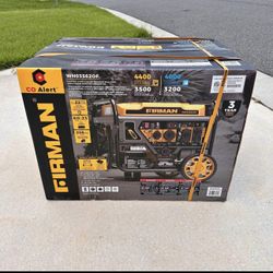 New Firman Electric Start 120V Open Frame 4400 -Watt Dual Fuel (Gasoline/Propane) Inverter Generator