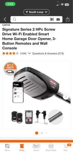 Smart garage door opener