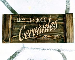 Custom Engraved Sign For Above The Door Or Inside Your Home