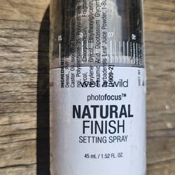 New, Wet N Wild Photo Focus Natural Setting Spray For Makeup, 301A Seal The Deal, 1.52 Fluid Ounce


