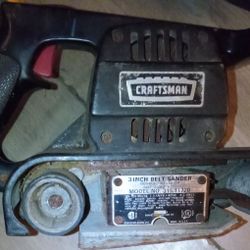 Vintage Sears Craftsman 3 Inch Belt Sander For  Parts 