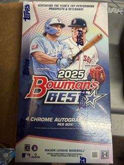 Topps 2025 Bowman's Best Baseball Factory Sealed Hobby Box