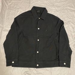 Nike Jordan Essentials Chicago Men's Denim Jacket Black