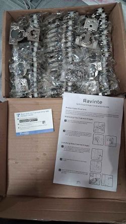 Ravinte 50 CT 3/4" overlay Soft Close Cabinet Hinges