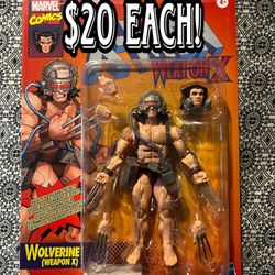 Wolverine Marvel Legends Weapon X Retro Card