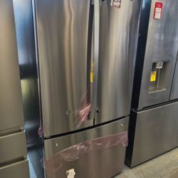 New GE
24.7 cu. ft. French Door Refrigerator in Fingerprint Resistant Stainless Steel, ENERGY STAR