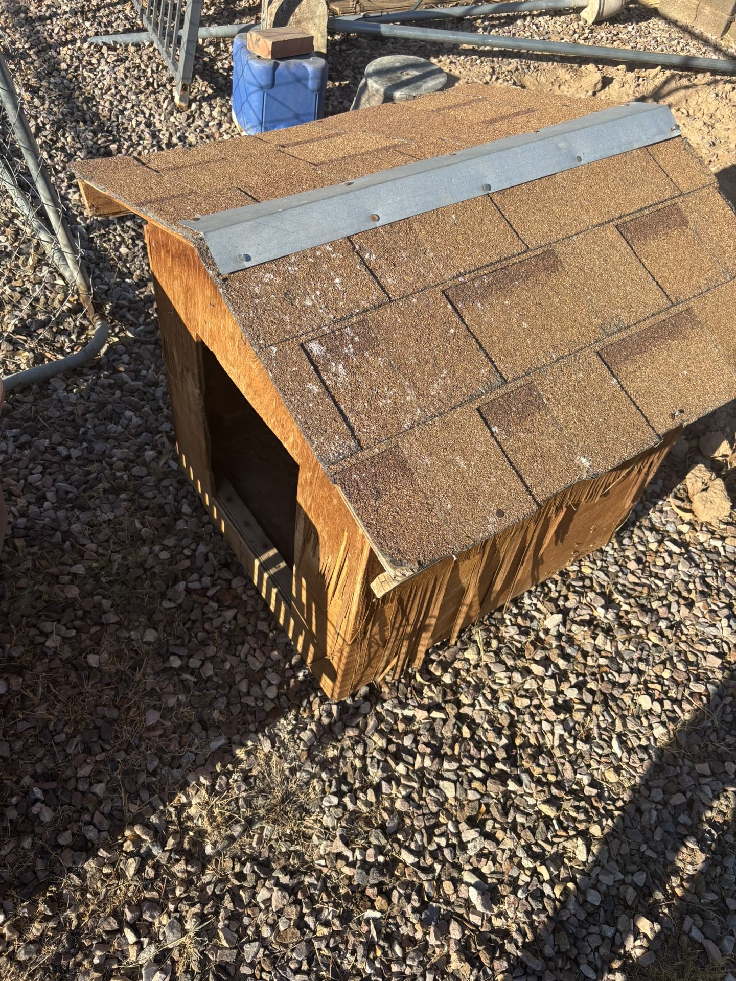 Free dog house and carrier