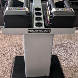PowerBlock Adjustable Weights & Column Stand