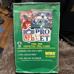 1990 pro set football card packs