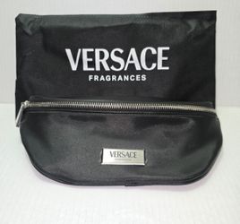 Versace Black Logo Crossbody With Dustbag
