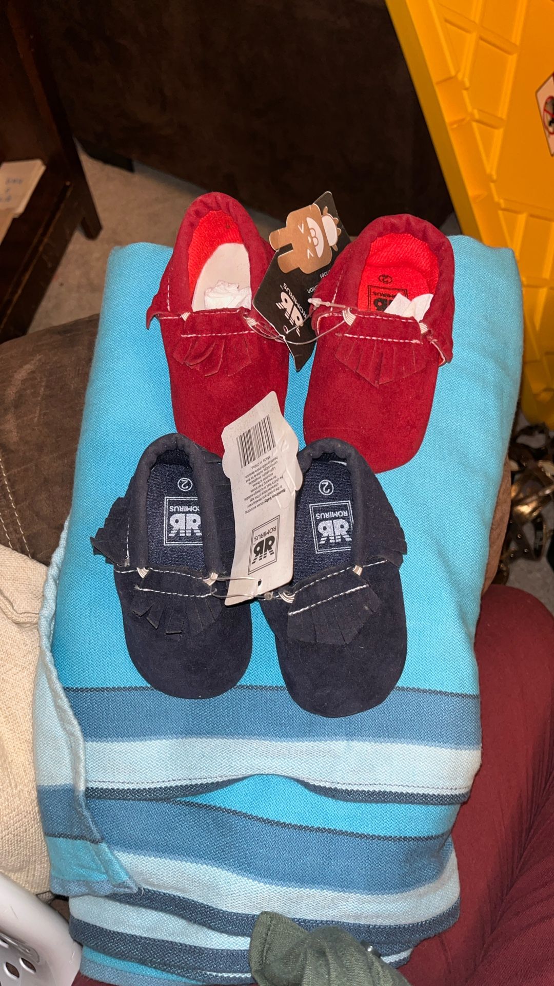 Baby Moccasins And Wrap