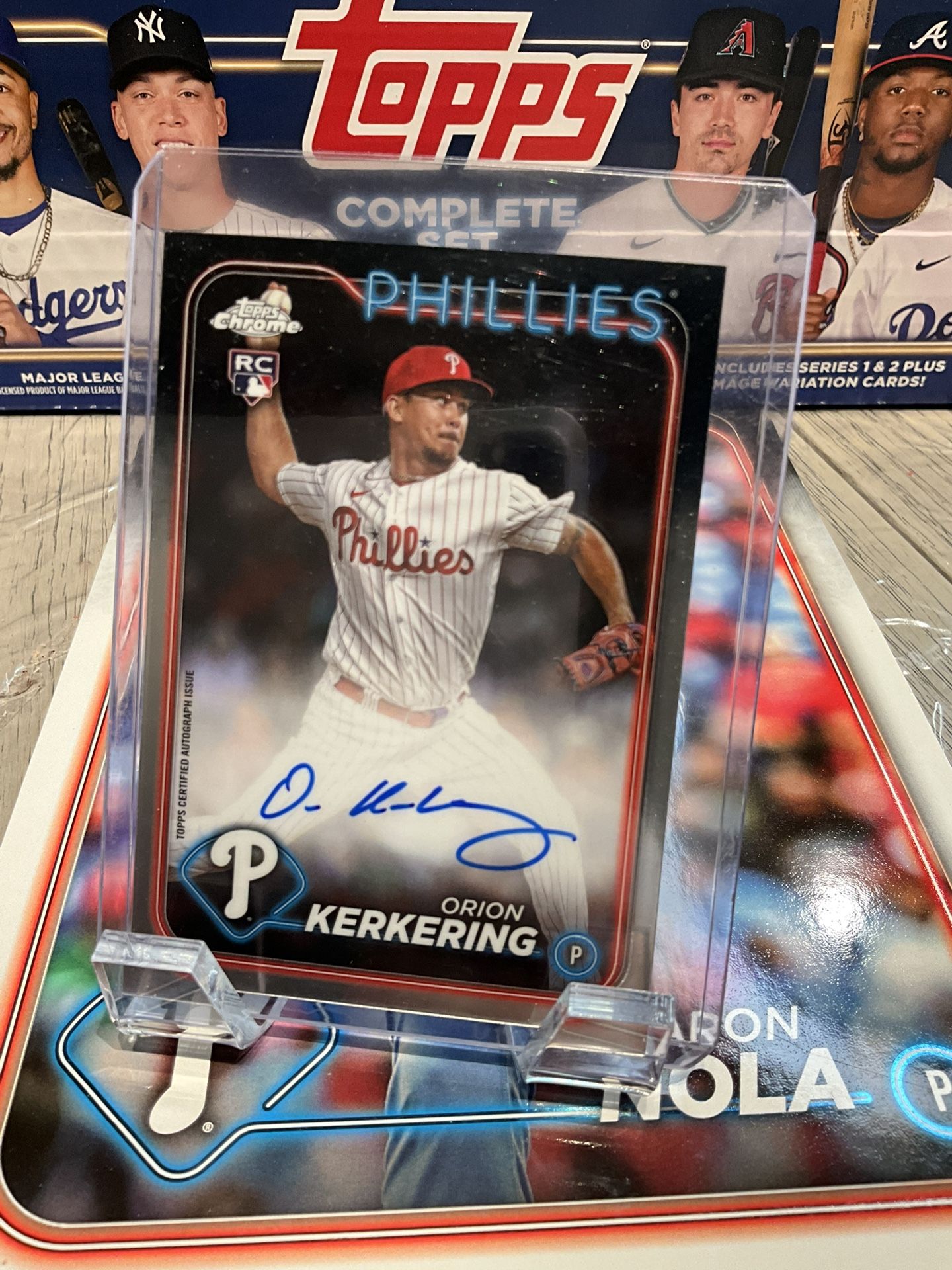 2024 Topps Orion Kerkering Phillies Auto 