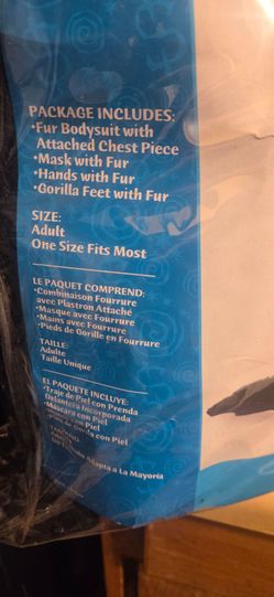 Adult Gorilla Costume
