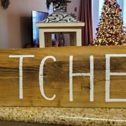 Customized REAL Wood Signs with Modern Wood And Old Cypress Barn Wood Also.