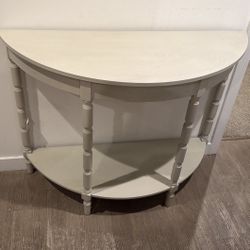 White Foyer Table